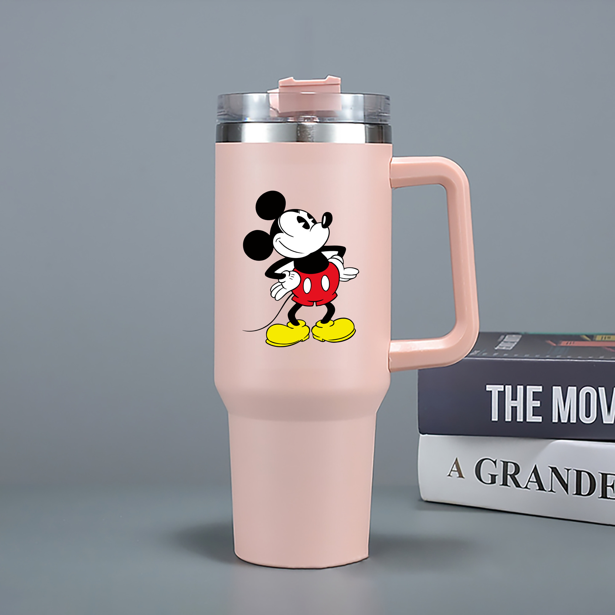 （画像用） ミッキーマウス Mickey Mouse 1200mL車用タンブラー（カラープリント）